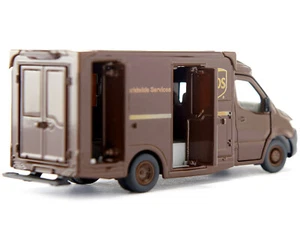 Mercedes-Benz Sprinter Van Brown Ups 1/50 Diecast Model Car By Siku 1920 - Picture 1 of 5