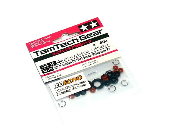TAMIYA TamTech-Gear GB-01 Aeration Oil Filled Damper Maintenance Kit OG-16 40516 - Image 1 of 1