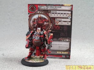 40mm Warmachine WDS painted Khador Battle Mechanik Officer e77 - Picture 1 of 5