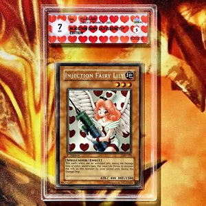 YUGIOH β Injection Fairy Lily LOD-100 SECRET π¬π§ β’ 1Λ’α΅ Edition NM 7 GRAAD PSA - Foto 1 di 11