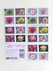 2 Blatt à 20 ~ Garden Beauty Blumenstempel ~ 40 Forever Briefmarken insgesamt ~ postfrisch