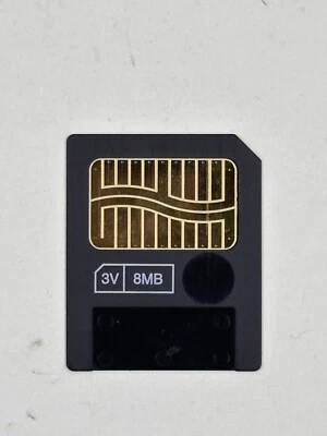 Genuine Olympus Or Fujifilm 8MB SmartMedia Card OEM M-8P D3V20 - Image 1 of 2