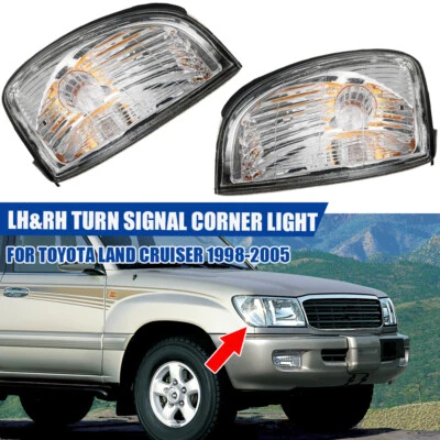 LÁMPARA LUZ ESQUINA INTERMITENTE IZQUIERDA+DERECHA PARA TOYOTA LAND CRUISER 1998-2005 Foto 1 de 4