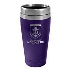 Fremantle Dockers Freo Afl Travel Coffee Mug Cup Double Wall Stainless Steel