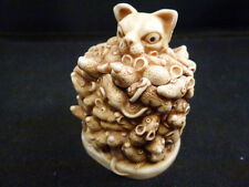 Harmony Kingdom Cat and Mice Too Much of a Good Thing 1994 Retired Piece