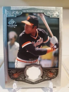 WILLIE MCCOVEY 2006 Upper Deck GIANTS Jersey Relic Patch Card Game Worn #/199 SP - Picture 1 of 2