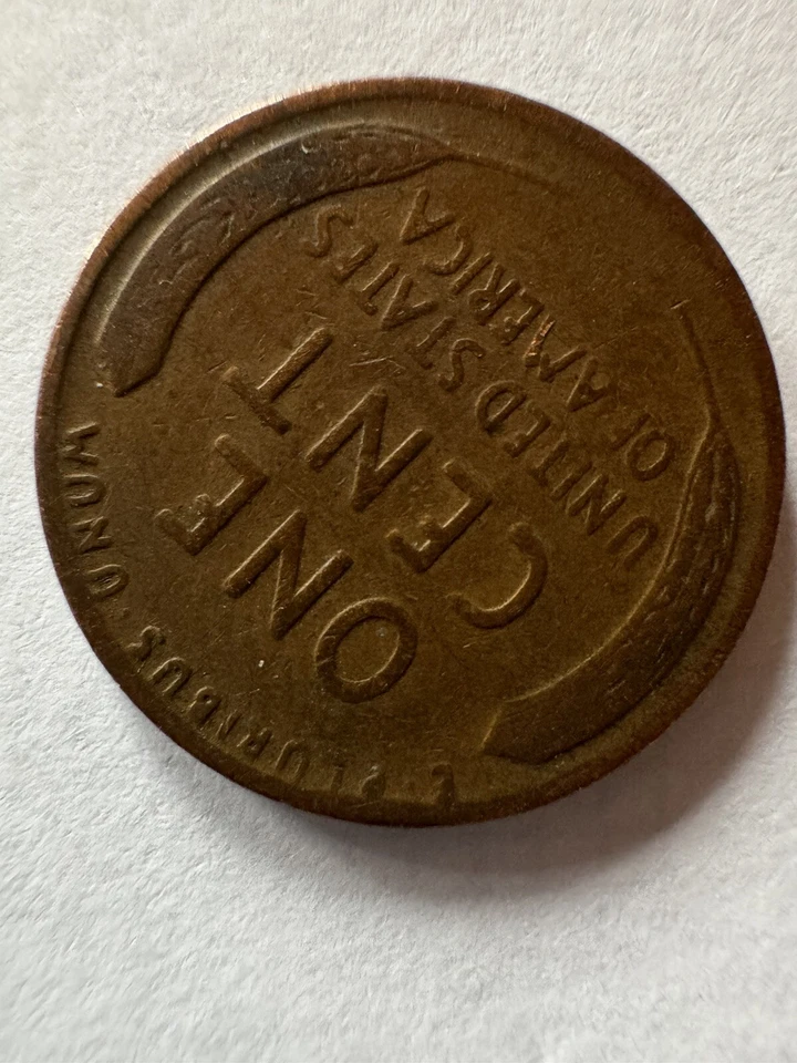 RARE 1944 Wheat Penny Error No Mint Mark “L” in Liberty Rim Error Cent Coin - Image 1 of 2