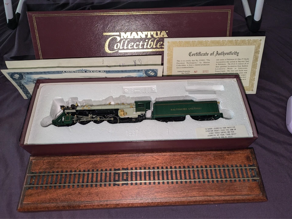 Mantua Balitimore & Ohio. The President Washington. #03002 - Image 1 of 1