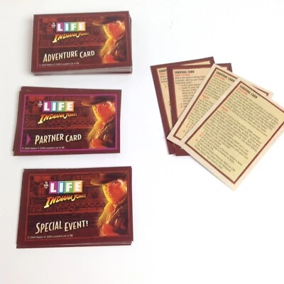 Juego Completo de Cartas de Repuesto Edición Indiana Jones The Game of Life Foto 1 de 4