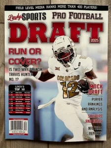 2025 LINDY'S Sports Magazine NFL PRO FOOTBALL DRAFT Guide TRAVIS HUNTER Colorado - Picture 1 of 1