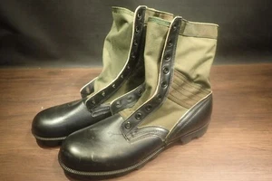 Vietnam Era US OD Jungle Boots 11N Tropical Combat 1967 BATA Original NOS - Picture 1 of 6