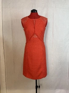 Kay Unger New York Silk Blend Satin Midi size 4 Sleeveless Dress D180 - Picture 1 of 14