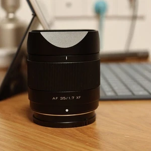 Metal Rectangle Lens Hood Cap Cover For Viltrox 40mm F2.5 25mm 35mm 56mm F1.7 - Picture 1 of 11