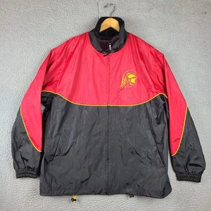 Vintage G-III USC Trojans Varsity Windbreaker Jacket Mens Size Large - Picture 1 of 7