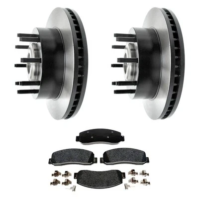 For Ford F-250 Super Duty 05-07 Gold Front Brake Kit w Semi-Metallic Pads Foto 1 de 4