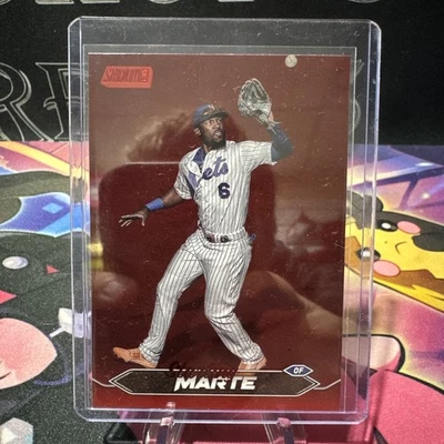 Starling Marte 2024 Topps Stadium Club #131 lámina roja Foto 1 de 2