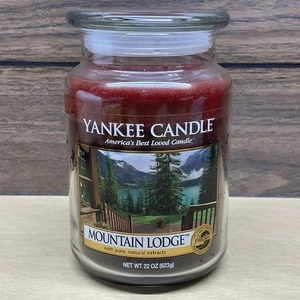 Yankee Candle Mountain Lodge Duftkerze Eindochtglas 22 Unzen 110-150 Std. - Bild 1 von 6