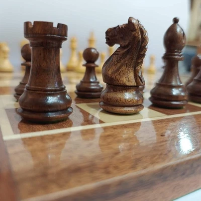 Supreme / Fierce Knight Staunton Professional Wooden Luxury Chess Set - Hand Mad - Image 1 of 4