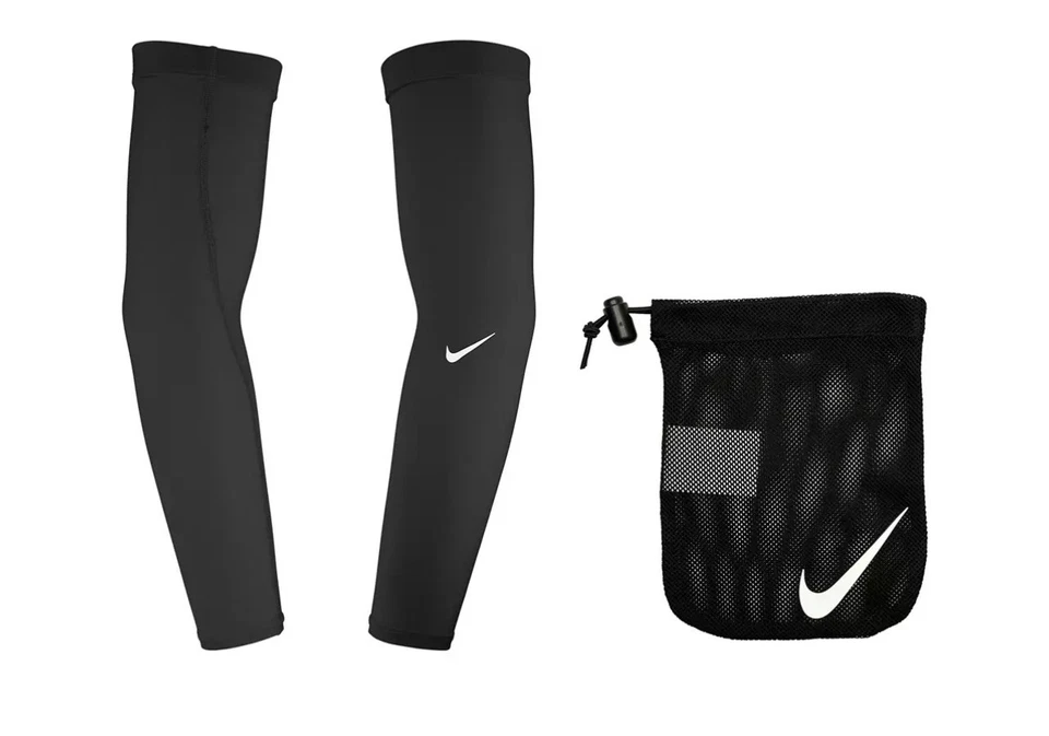 Nike UV Men’s Solar Sleeves Black Pair With Black Carry Bag!!(L-XL) - Image 1 of 1