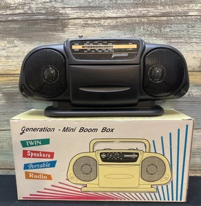 VTG Generation Mini Baby Boom Box AM/FM Portable Radio 7 in. long Mo. 190375 - Picture 1 of 6