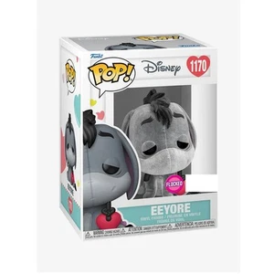 Funko Pop Disney Winnie the Pooh Eeyore with Heart Flocked #1170 Vinyl Figure Sp - Picture 1 of 2