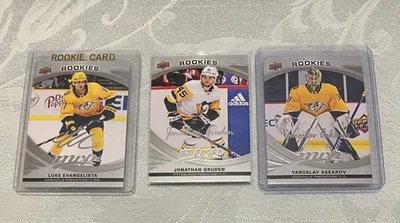 LOT-32 UD MVP 23-24 Silver Scripts Askarov RC Seider Tkachuk Hughes Marner SPs - Image 1 of 4