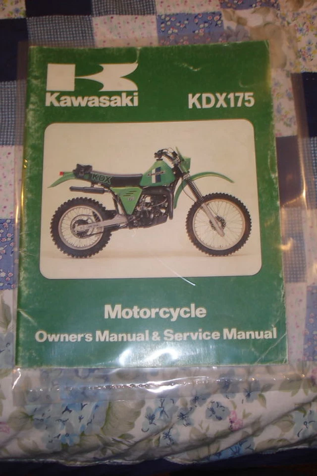 Kawasaki KDX175-A2 Manual del propietario y manual de servicio Foto 1 de 1