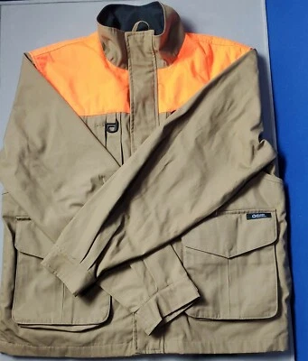 New Men's Gander Mtn. Guide Series Khaki & Orange Upland Game Jacket Size M (SZ) - Image 1 of 4