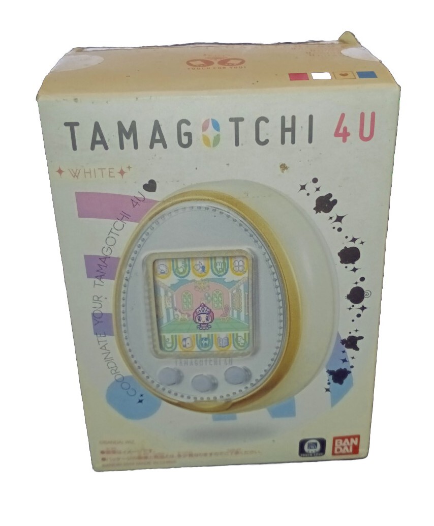 バンダイ たまごっち4U ホワイト/ゴールド Amazon.co.jp: TAMAGOTCHI 4U WHITE (たまごっち 4U ホワイト