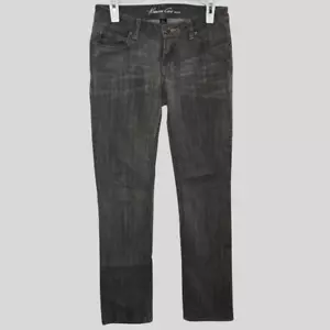Kenneth Cole Women’s Size 6 Gray Stretch Straight Leg Jeans Mid Rise Denim Pants - Picture 1 of 10