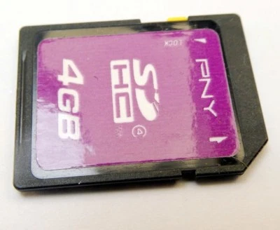 PNY Optima 4GB SD SDHC Card Camera memory Genuine SD card   - Image 1 of 4