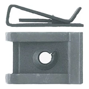 Black Short Speed "U" Nut #8 Screw - .02"-.150 Panel - 3/8" Hole Edge - 100 Pack - Picture 1 of 1