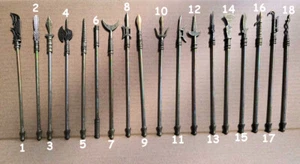 Fake Action Figure Miniature Spear Weapon - Choose Style - Fast US Shipping - Picture 1 of 2
