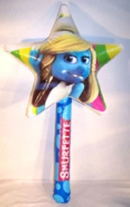 SMURFETTE WAND INFLATE NOVELTY TOY 36 INCH INFLATABLE blowup cartoon character - Picture 1 of 1