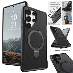 Für Samsung Galaxy S25/Plus/Ultra Ring Ständer Halter Dünne Passform Hülle Magnet Cover - Bild 1 von 41