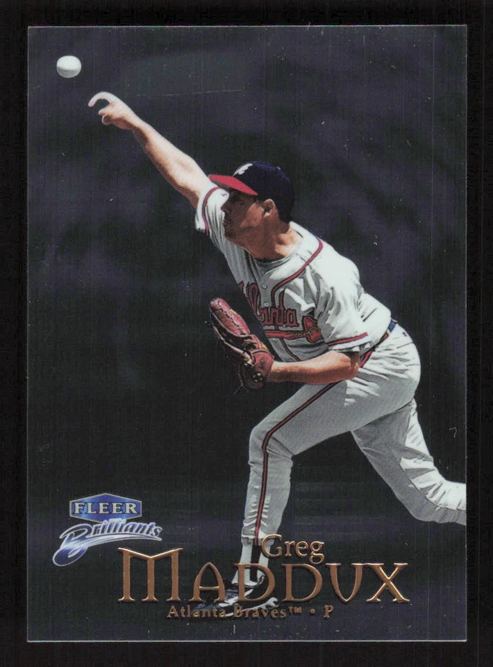 1999 Fleer Brilliants  #95 Greg Maddux Atlanta Braves - Image 1 of 2