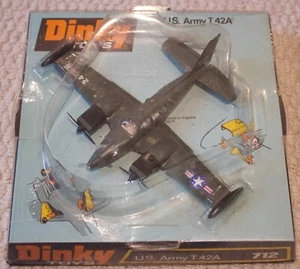 DINKY toy plane 712 american us army t 42a aircraft ww2 - Picture 1 of 5