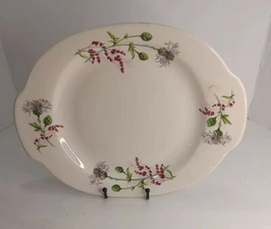 Vintage American Limoges China Company Glamour DISTELMUSTER Servierplatte - Bild 1 von 5