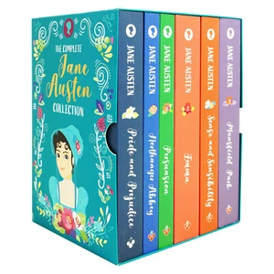 The Complete Jane Austen Collection 6 Books Box Set - Ages 9-14 - Paperback - Imagen 1 de 4