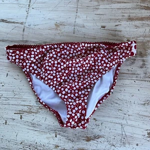 Liz Lange Maternity Swimsuit Bottom Bikini Red Cherry Size Large - Picture 1 of 3