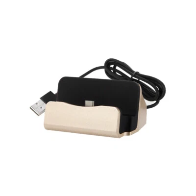 Estación de carga USB tipo C soporte de cargador de escritorio base para teléfono celular Foto 1 de 4