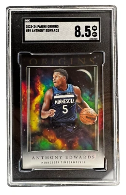 2023-24 Panini Origins Anthony Edwards #59 Timberwolves SGC 8.5 Mint+ NM - Image 1 of 2