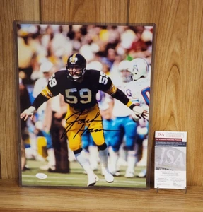 Jack Ham Autograph 11x14 Football Photo Signed Pittsburgh Steelers JSA COA - Picture 1 of 3