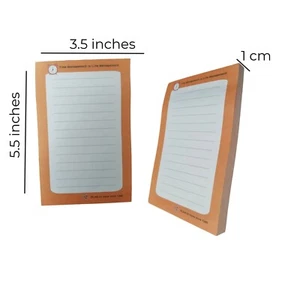 Appunti Adesivi Magnetici Frigo Blocco Appunti Adesivo 100 Fogli Blocco Set di 2 - Foto 1 di 4