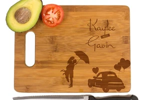 Wedding Gift for couple, Kitchen decor,Personalized Cutting Board,wooden engrave - Picture 1 of 1