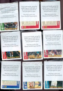 1996 Upper Deck Nestlé Slam carta basket schiacciata confezione set da 25 parte della scatola 1997 - Foto 1 di 1