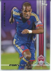 2013 Topps PURPLE ATIBA HARRIS Soccer Chivas Dallas Rapids Earthquakes SP #/99 - Picture 1 of 2