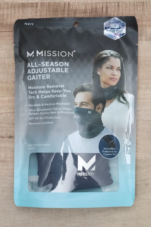 Mission All-season Adjustable Gaiter- Navy Blazer