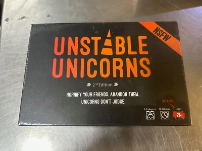 Unstable Unicorns 2nd Edition NSFW TEE Turtle Adult card game 21+ Expanded Base - Image 1 of 2