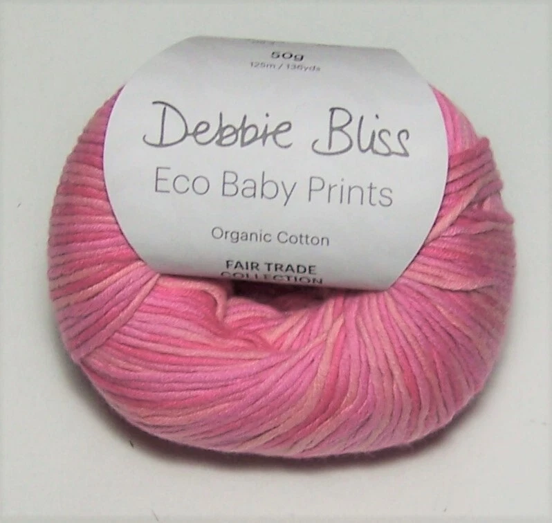 Lot of 10 Balls Debbie Bliss ECO BABY PRINTS Organic Cotton Yarn #56008 BLOSSOM - Image 1 of 1